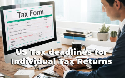 US Tax deadlines for Individual Tax Returns.